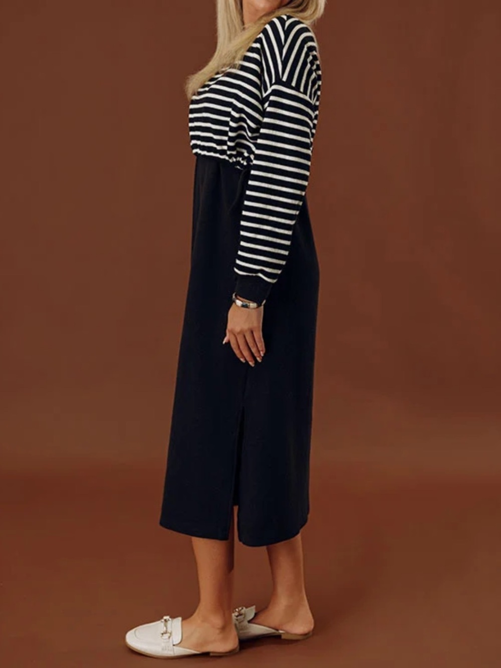 LINES KNIT MIDI
DRESS - Picture 4 of 5